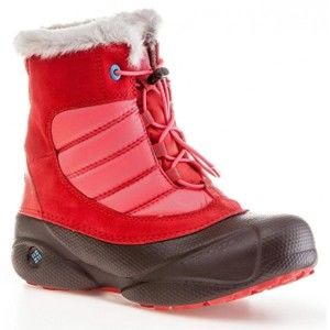 Columbia YOUTH ROPE TOW KIDS červená 10 - Detská zimná obuv