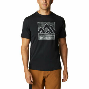 Columbia ZERO RULES SHORT Pánske tričko, čierna, veľkosť M