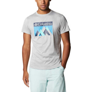 Columbia ZERO RULES SHORT Pánske tričko, sivá, veľkosť S