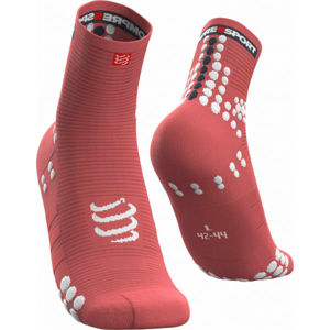 Compressport RACE V3.0 RUN HI Bežecké ponožky, lososová, veľkosť 39-41