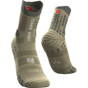 Compressport RACE V3.0 TRAIL zelená T4 - Bežecké ponožky