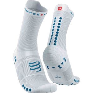 Compressport PRO RACING SOCK v4.0 RUN HIGH Bežecké ponožky, biela, veľkosť 35-38