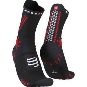 Compressport PRO RACING SOCKS v4.0 TRAIL Bežecké ponožky, čierna, veľkosť T3
