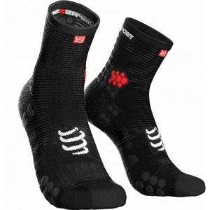 Compressport RACE V3.0 RUN HI Bežecké ponožky, čierna, veľkosť 39-41