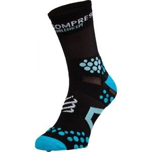 Compressport RUN HI V2.1 modrá T4 - Kompresné ponožky