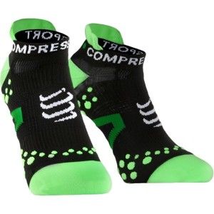 Compressport RUN LO V2.1 zelená T1 - Kompresné ponožky