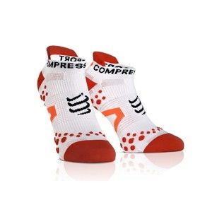 Compressport RUN LO červená T1 - Kompresné ponožky