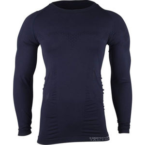 Compressport TACTICAL LEGION COMPRESSION SHIRT LS tmavo modrá XL - Pánske termo tričko
