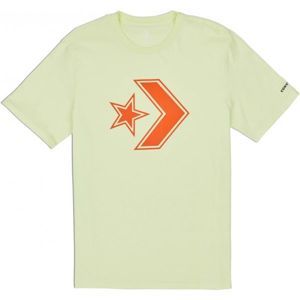 Converse OUTLINED STAR CHEVRON TEE béžová XL - Pánske tričko