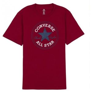 Converse CHUCK PATCH TEE červená XXL - Pánske tričko
