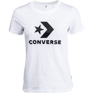 Converse STAR CHEVRON CORE SS TEE biela M - Dámske tričko