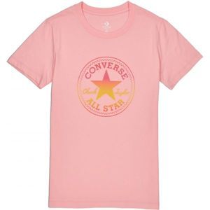Converse OMBRE CP CREW TEE ružová XS - Dámske tričko