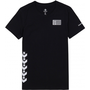 Converse VOLTAGE TEE Dámske tričko, čierna, veľkosť XS