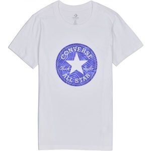 Converse SEASONAL CHUCK PATCH PALM FILL TEE biela XS - Dámske tričko