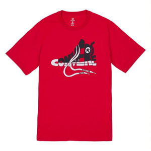Converse ART TEE 3 červená L - Pánske tričko