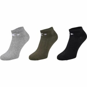 Converse BASIC MEN LOW CUT 3PP Pánske ponožky, čierna, veľkosť 39 - 42