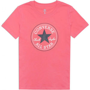 Converse CHUCK PATCH NOVA TEE Dámske tričko, ružová, veľkosť M