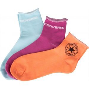 Converse WOMEN QUARTER STAMP LOGO oranžová 39-42 - Dámske ponožky