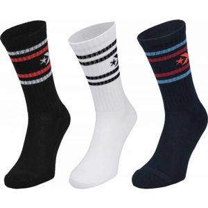 Converse MENS VINTAGE STAR 3P čierna 39 - 42 - Pánske ponožky