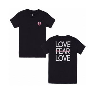 Converse LOVE THE PROGRESS čierna S - Dámske tričko
