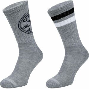 Converse MENS FASHION CREW 2PP Pánske ponožky, sivá, veľkosť 39 - 42