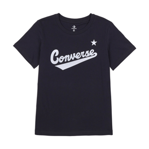 Converse SCRIPTED WORDMARK TEE Dámske tričko, čierna, veľkosť L