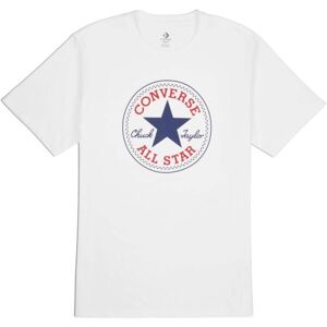 Converse STANDARD FIT CENTER FRONT CHUCK PATCH CORE TEE Unisex tričko, svetlomodrá, veľkosť XL