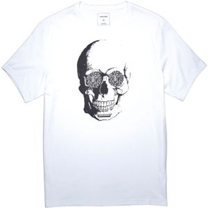 Converse VAN DE WALL SKULL TEE biela XL - Pánske tričko
