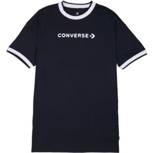 Converse WORDMARK TEE DRESS Dámske šaty, čierna, veľkosť S