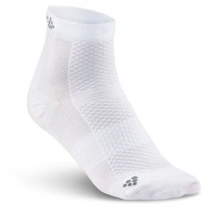 Craft COOL MID 2-PACK Športové ponožky, biela, veľkosť