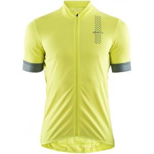 Craft RISE žltá L - Pánsky cyklistický dres