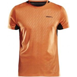 Craft BREAK SS TEE ONE oranžová S - Pánske funkčné tričko