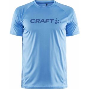 Craft CORE ESSENCE LOGO TEE M Pánske funkčné tričko, modrá, veľkosť L