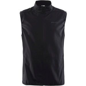 Craft WARM čierna M - Pánska softshellová vesta
