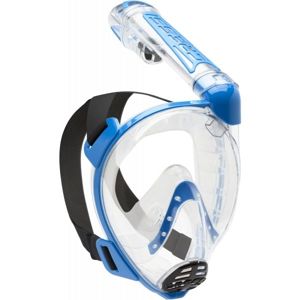 Cressi DUKE Celotvárová šnorchlovacia maska, modrá, veľkosť S/M