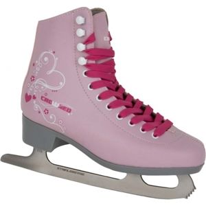 Crowned EMILY JR ružová 32 - Dievčenské ľadové korčule