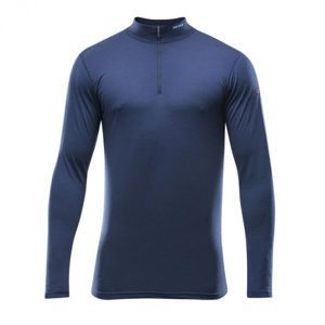 Devold BREEZE MAN HALF ZIP NECK modrá XL - Pánske funkčné tričko