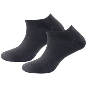 Devold DAILY MERINO SHORTY SOCK 2PK Unisex ponožky, čierna, veľkosť