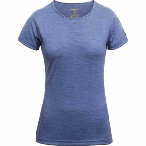 Devold BREEZE T-SHIRT W modrá L - Dámske vlnené tričko