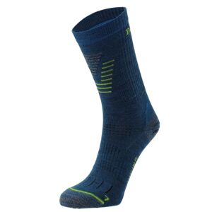 Devold HIKING MERINO LIGHT SOCK Vysoké vlnené ponožky, modrá, veľkosť 41-43