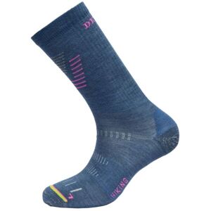Devold HIKING MERINO LIGHT W Dámske turistické turistické ponožky, modrá, veľkosť