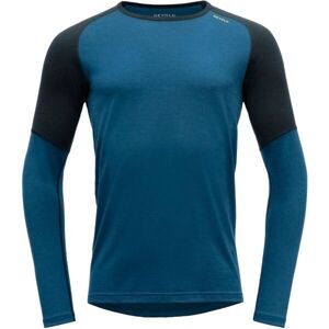 Devold JAKTA MERINO 200 SHIRT MAN Pánske merino tričko, modrá, veľkosť XL