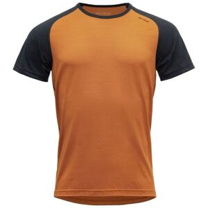 Devold JAKTA MERINO 200 Pánske tričko, oranžová, veľkosť