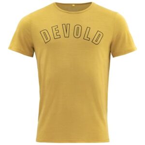 Devold UTLADALEN MERINO 130 Pánske tričko, žltá, veľkosť