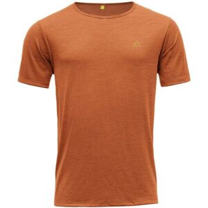 Devold VALLDAL MERINO 130 Pánske tričko, oranžová, veľkosť