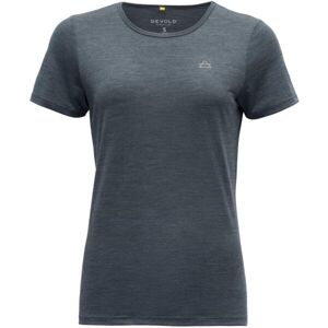 Devold VALLDAL WOMAN TEE Dámske tričko, tmavo sivá, veľkosť S