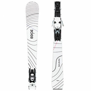 EGOE KONTURA + VSP412 Zjazdové lyže, biela, veľkosť 155