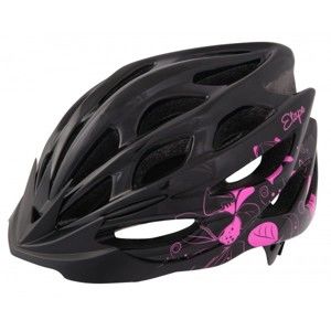 Etape VESPER Dámska cyklistická prilba, čierna,ružová, veľkosť