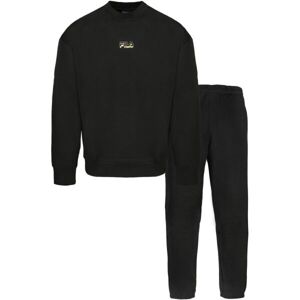 Fila IN BRUSHED COTTON FLEECE Unisex pyžamo, čierna, veľkosť L
