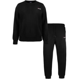 Fila IN COTTON BRUSHED FLEECE Dámske pyžamo, čierna, veľkosť XS